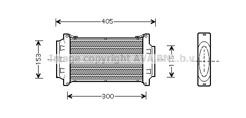 AVA QUALITY COOLING Kompressoriõhu radiaator BW4262